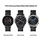 V-moro Correa Acero Para Galaxy Watch 46mm R800 Stainless Bk 7