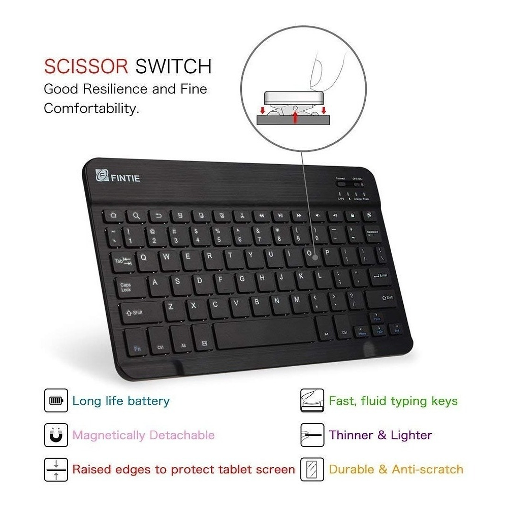 Fintie Case Con Teclado Para Galaxy Tab A 10.1 P580 P585 4