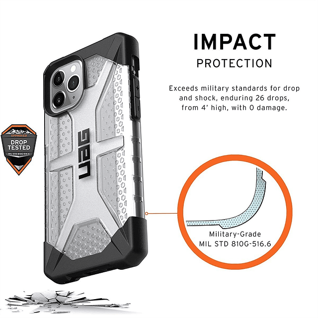 Case Protector Uag Plasma Mil-std Para iPhone 11 Pro 5.8