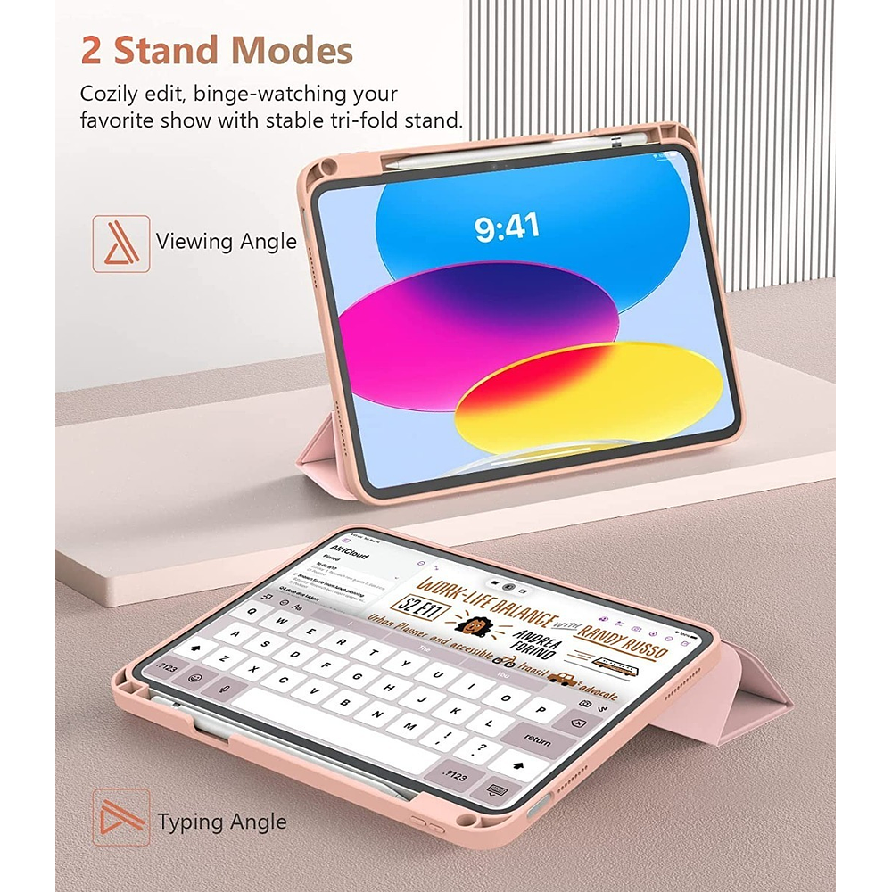 Case Moko Para iPad 10ma Gen 10.9 A2696 A2757 C/ Pen Holder 3