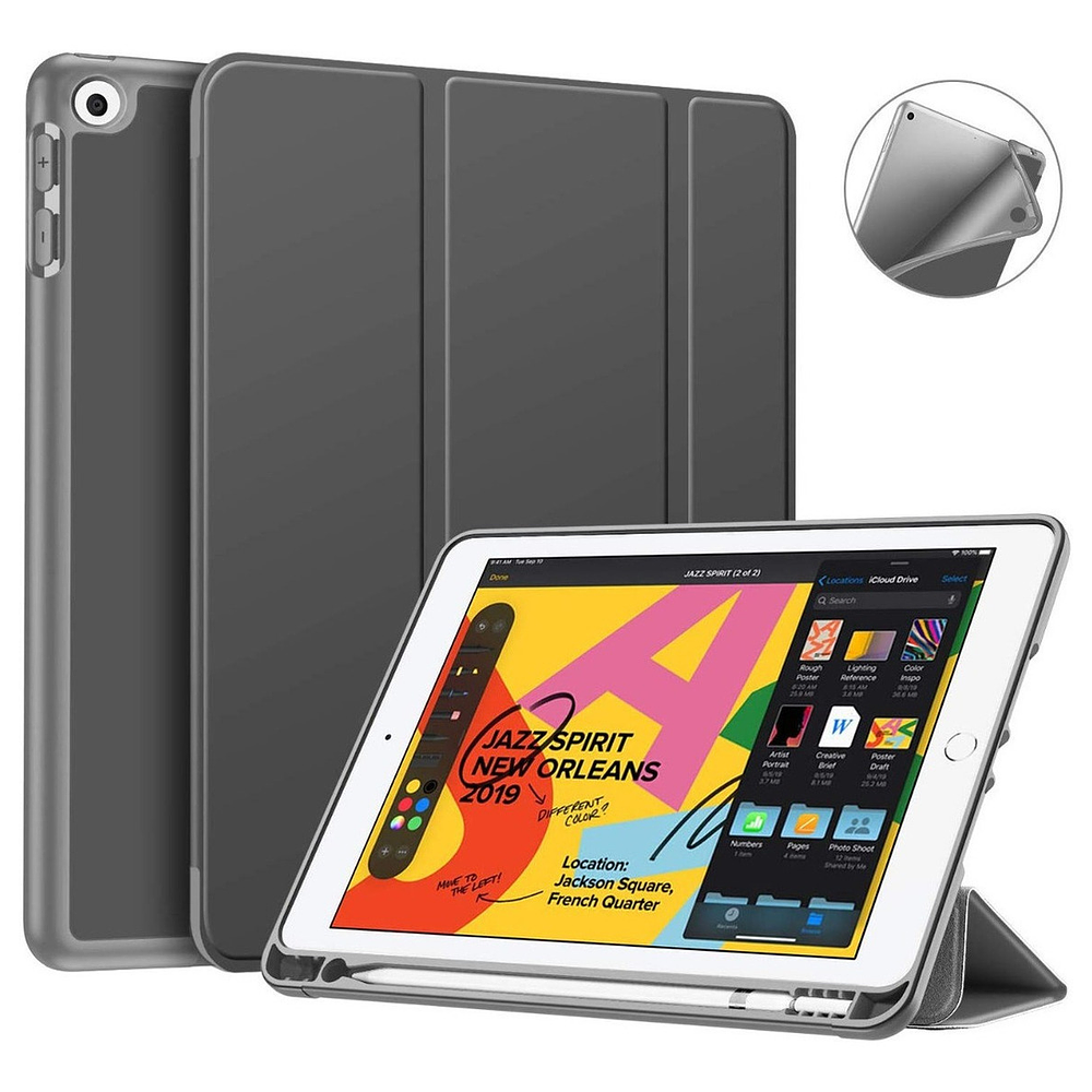 Smart Case Para iPad 10.2 8gen A2270 A2429 Con Portalápiz 1