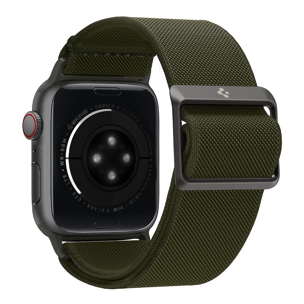 Correa Nylon Spigen Compatible Con Apple Watch 42mm Khaki 1