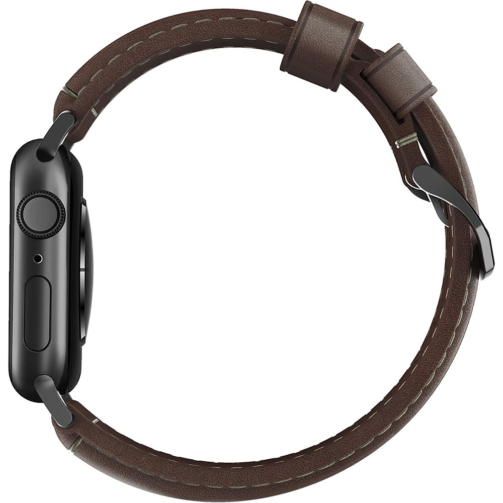 Correa Cuero Nomad Compatible Con Apple Watch 41mm Marrón 6