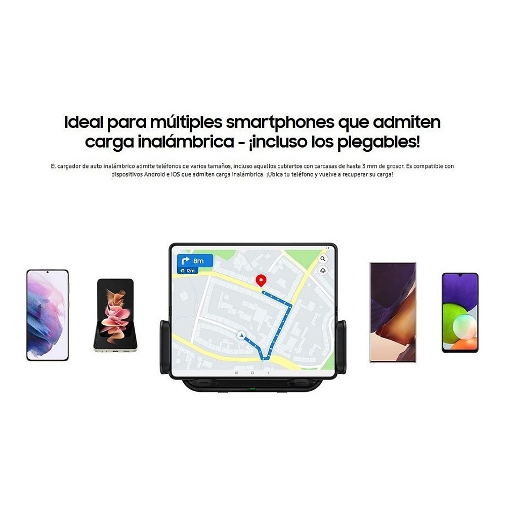 Cargador De Auto Inalámbrico Samsung Para S10 Plus S10e 5