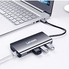 Adaptador Hub Lenovo Usb C Para Galaxy Tab S8 Ultra X900 4