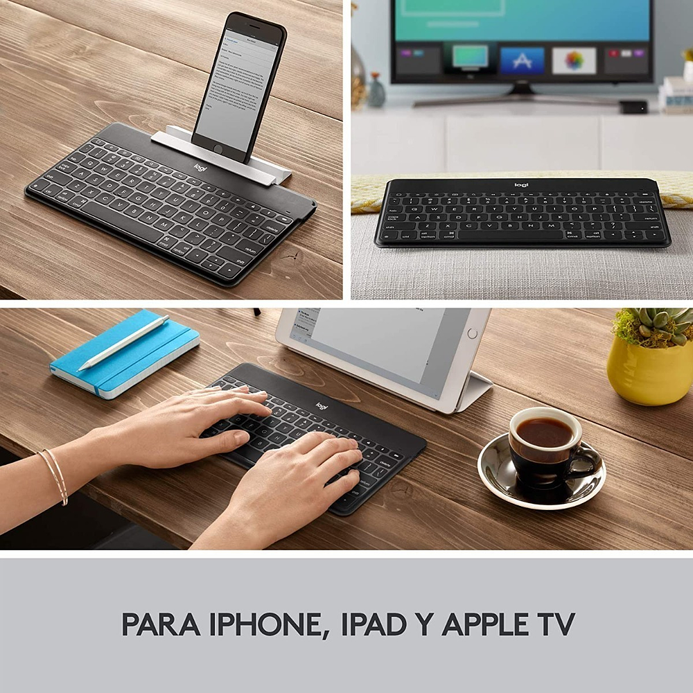 Teclado Logitech Keys To Go Para iPad Air 1 A1474 A1475 7