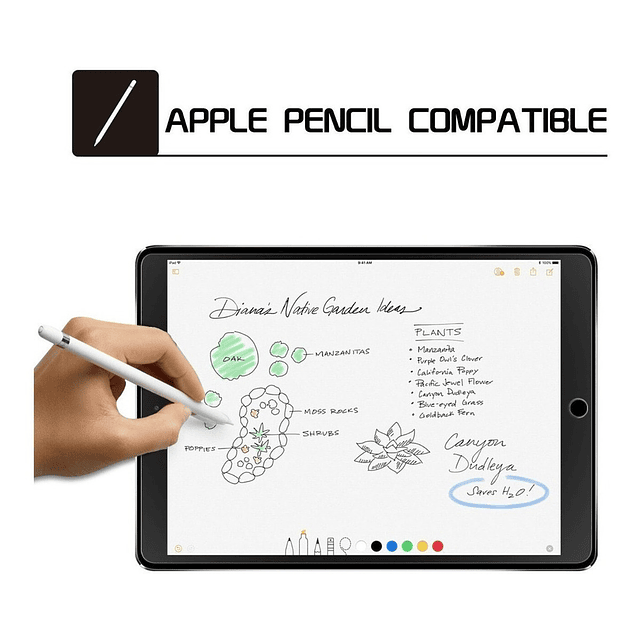 Mica De Vidrio Templado Para iPad 9.7 6ta 2018 A1893 A1954