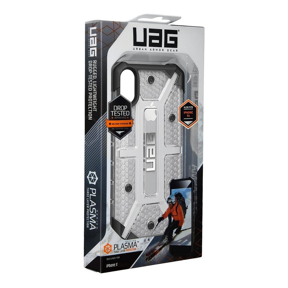 Case Funda Uag Plasma Ice Mil-std Para iPhone X Xs 5.8 5