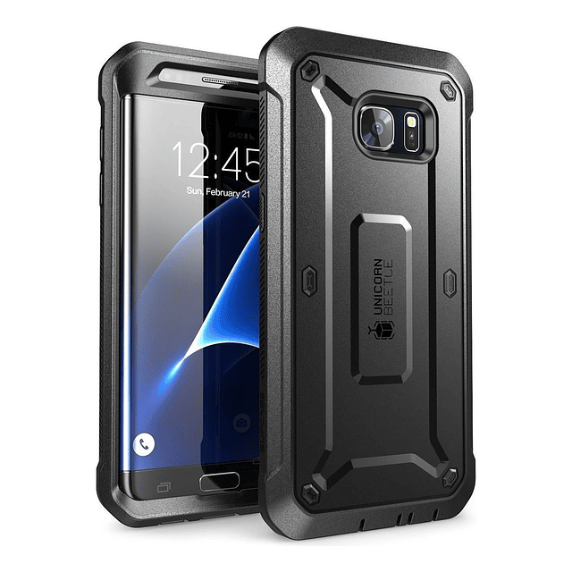 Case Supcase Para Galaxy S7 Edge Protector 360° C/ Gancho