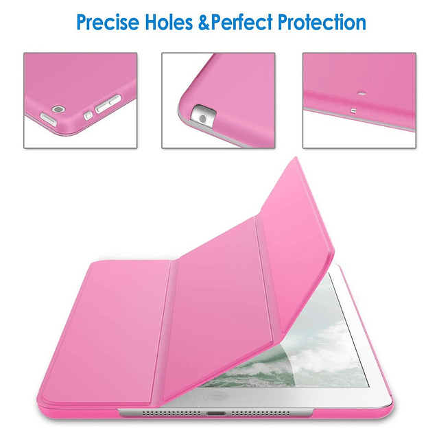 Smart Case Jetech Para iPad Mini 4 (2015) A1538 A1550 Rosa