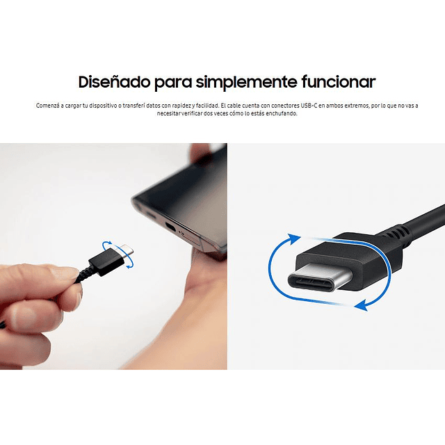 Samsung Cable Usb C 100w 5a 1.8m Para Tab S8 Ultra X900