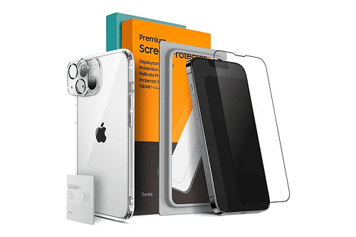 Case Benks Para iPhone 13 Normal 6.1 Protector 360° + Glass