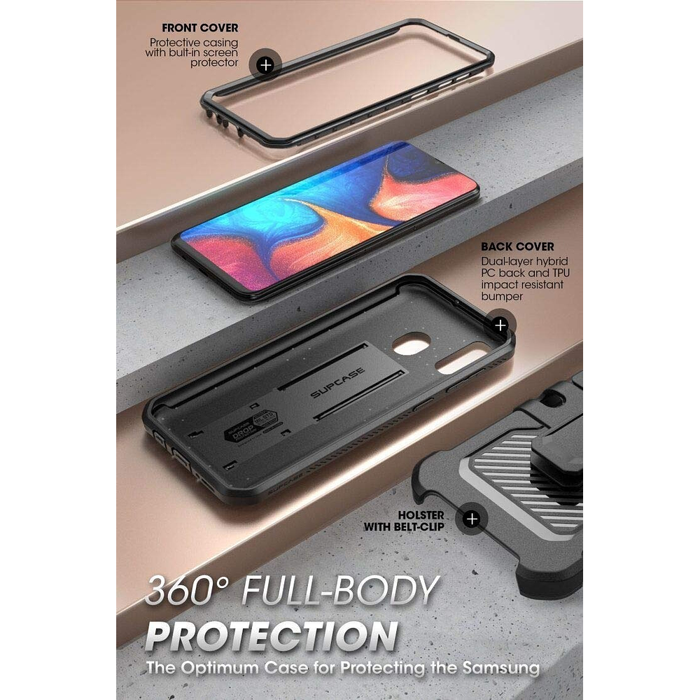 Case Supcase Para Galaxy A20 Supcase Protector 360° 5