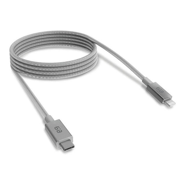 Cable Puregear Mfi Lightning Usb-c De Nylon Trenzado (3m)