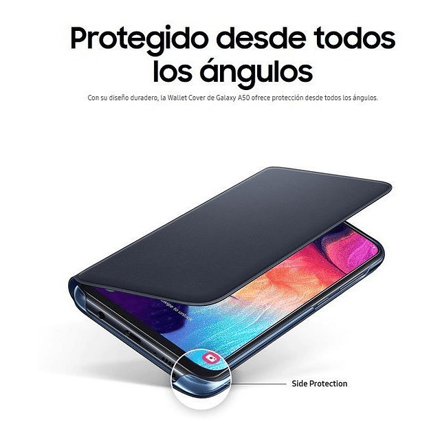 Samsung Flip Wallet Cover Para Galaxy A50 2019 Funda