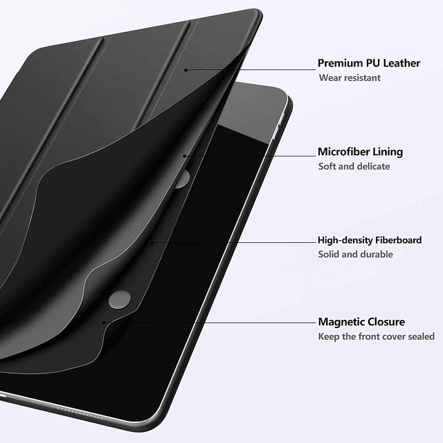 Smart Folio Para iPad Pro 12.9 2020 A2229 A2069 Imantado Ng