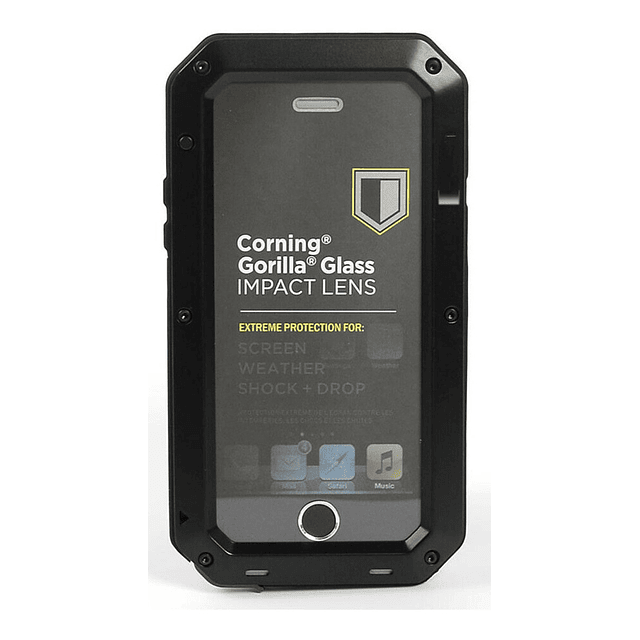 Case Con Pernos Y Gorilla Glass Para iPhone 6 Plus / 6s Plus