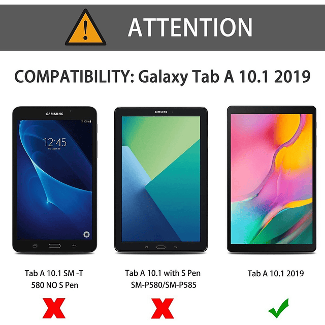 Mica Protector Glass Omoton 3-Pack Para Galaxy Tab A 10.1 2019 T510