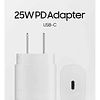 Cargador De Pared Samsung 25watts Para Galaxy S20 Fe / Galaxy S21 Fe Blanco 25W (solo cubo)