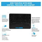 Teclado Portátil Touchpad Para Galaxy Tab S2 8.0 T710 T715 5