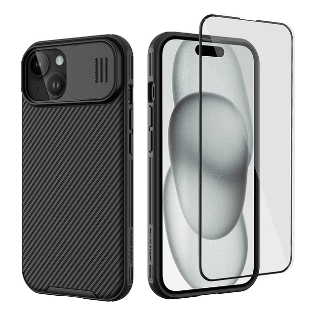 Case Nillkin Camshield Pro Para iPhone 15 Normal 6.1 + Mica