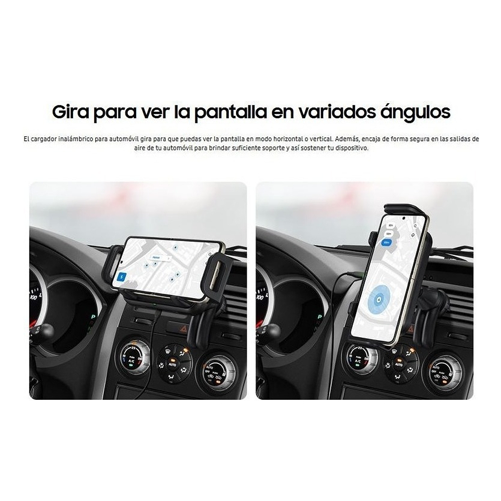 Samsung Cargador De Auto Inalámbrico Wireless Car Charger Para Galaxy S24 Plus Ultra 8