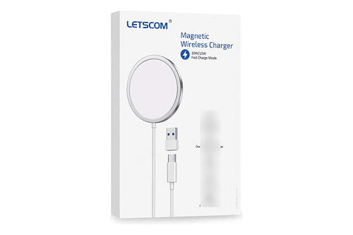 Cargador Magnético Letscom 15w Para Galaxy S24 Plus Ultra