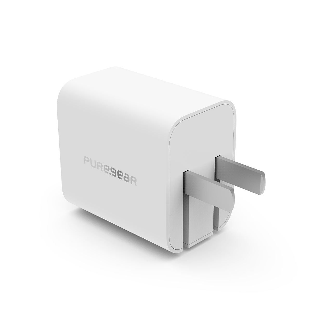 Puregear Cargador De Pared 20w Para Galaxy A55 | A35 | A25 | A54 | A53 | A52S | A52 Blanco (Solo Cubo Sin Caja) 2