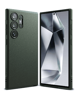 Case Delgado Ringke Onyx Para Galaxy S24 Ultra - Mate Green