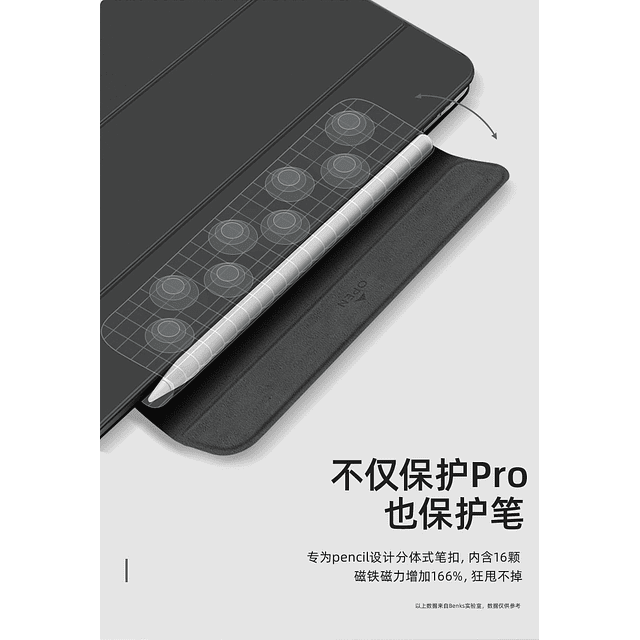 Smart Folio Case Para iPad Pro 12.9 A2437 A2766 M2 6gen 2022