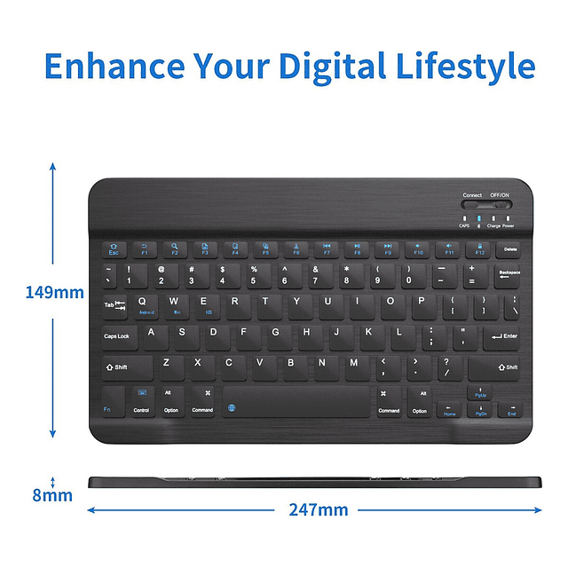 Teclado Portátil Bluetooth Para iPad Pro 11 M4 A2836 A2837