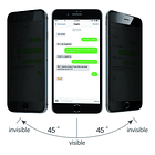 Vidrio Protector Pantalla Antiespia  Para iPhone 7 8 Y Plus 6