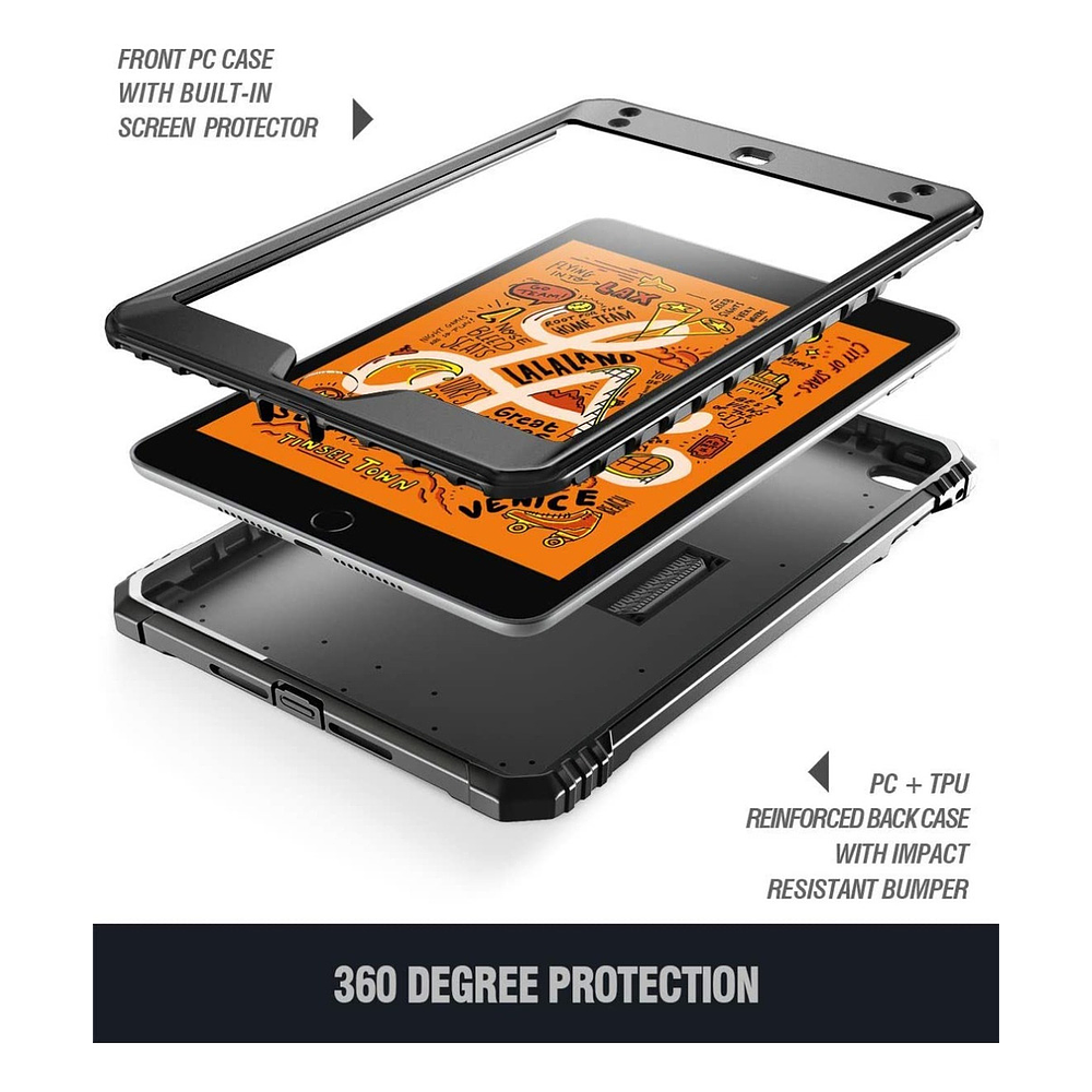 Case Para iPad Mini 4 / iPad Mini 5 Protector 360° Con Apoyo 3