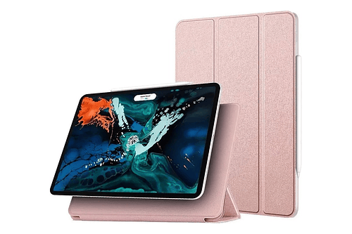 Smart Folio Para iPad Air6 11 M2 (2024) A2902 A2903 Rose