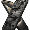 Case Ringke Fusion X Para iPhone 15 Pro 6.1 Camo Black