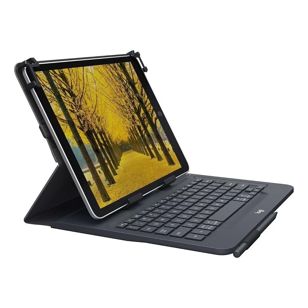 Case Con Teclado Logitech Para Galaxy Note 10.1 N8000 2012 1