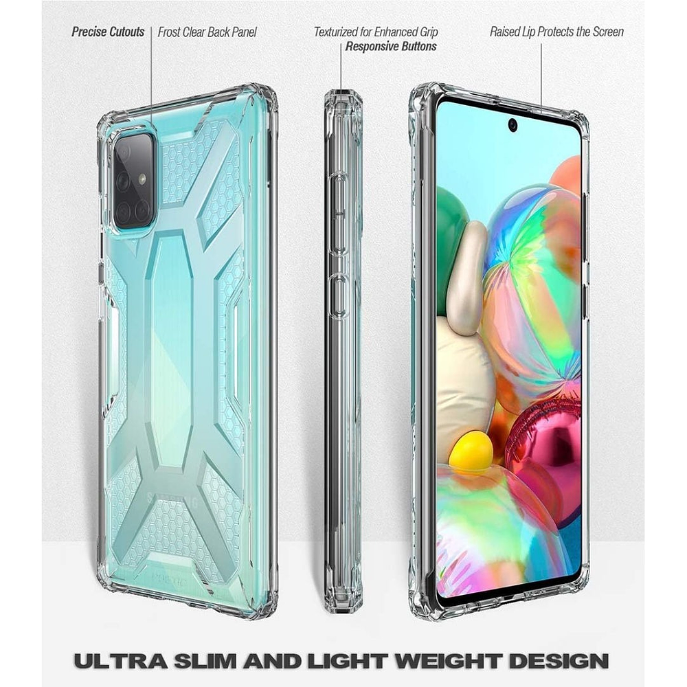 Case Poetic Affinity Clear Para Galaxy A71 (solo 4g) 8