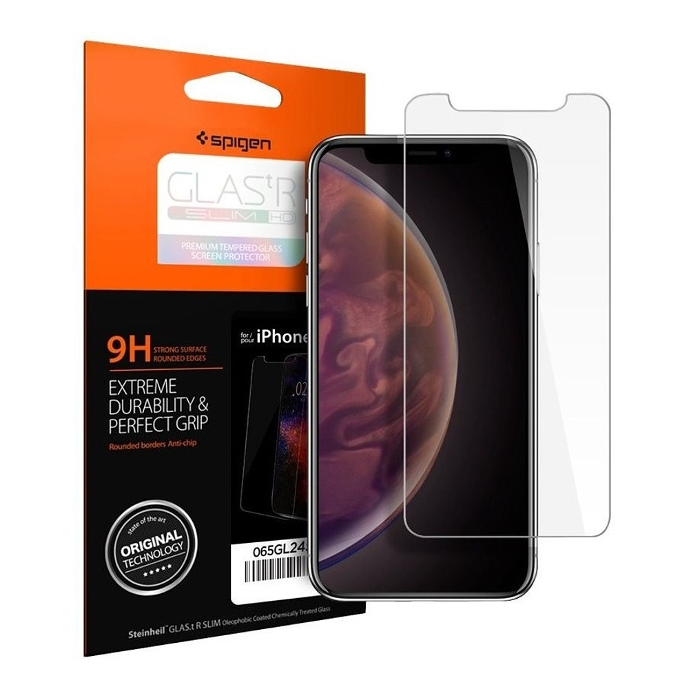 Mica De Vidrio 9h Spigen Glas.tr Para iPhone 11 Pro 5.8 1