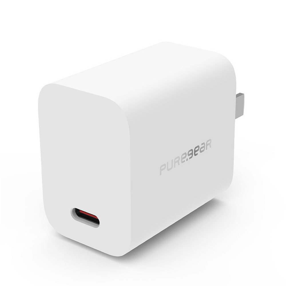 Puregear Cargador De Pared 20w Para iPhone 13 Pro Max 6.7 / iPhone 13 Pro 6.1 / iPhone 13 Normal 6.1 / iPhone 13 Mini 5.4 Blanco (Solo Cubo Sin Caja) 1