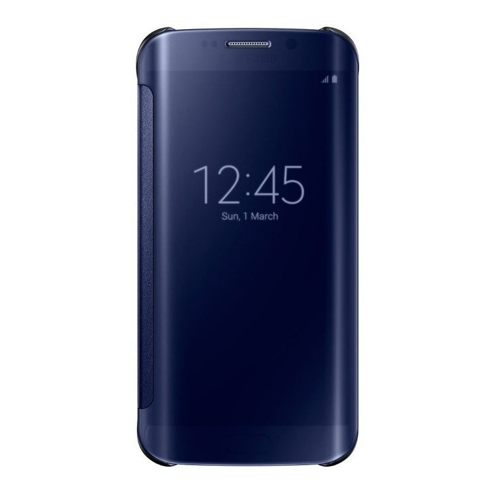 Samsung Clear View Cover  Para Galaxy S6 Normal Azul 1