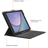 Case Con Teclado Zagg Para iPad 10.2 8gen A2270 A2429 (open)