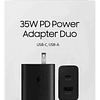 Cargador de pared Samsung 35watts Duo Para Galaxy Tab A8 10.5 X200 / Tab A9 Plus 11 X210 (sin cable)