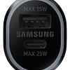 Samsung Cargador De Auto 25w 15w Para Galaxy S24 Plus Ultra