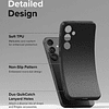 Case Delgado Ringke Onyx Para Galaxy S24 Normal - Mate Black