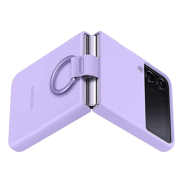 Case Samsung Silicone Cover Galaxy Z Flip 4 Flip4 Purple