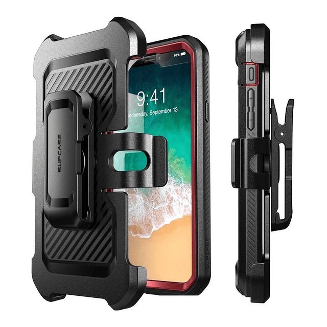 Case Supcase Para iPhone X / Xs 5.8 Protector 360° C/ Gancho