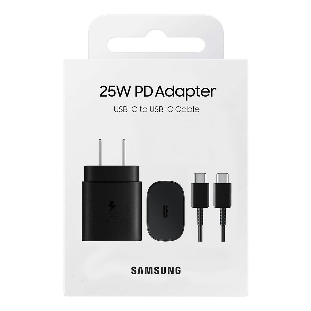 Cargador de Pared Samsung 25watts Para Galaxy Note 20 Ultra (versión 2022 con cable USB-C 1.20 metros) 1