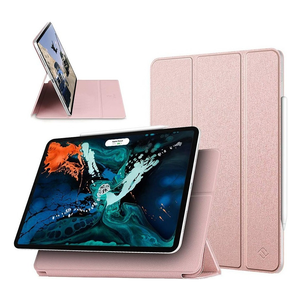 Smart Folio Para iPad Air 13 M2 (2024) A2898 A2899 Rose 1