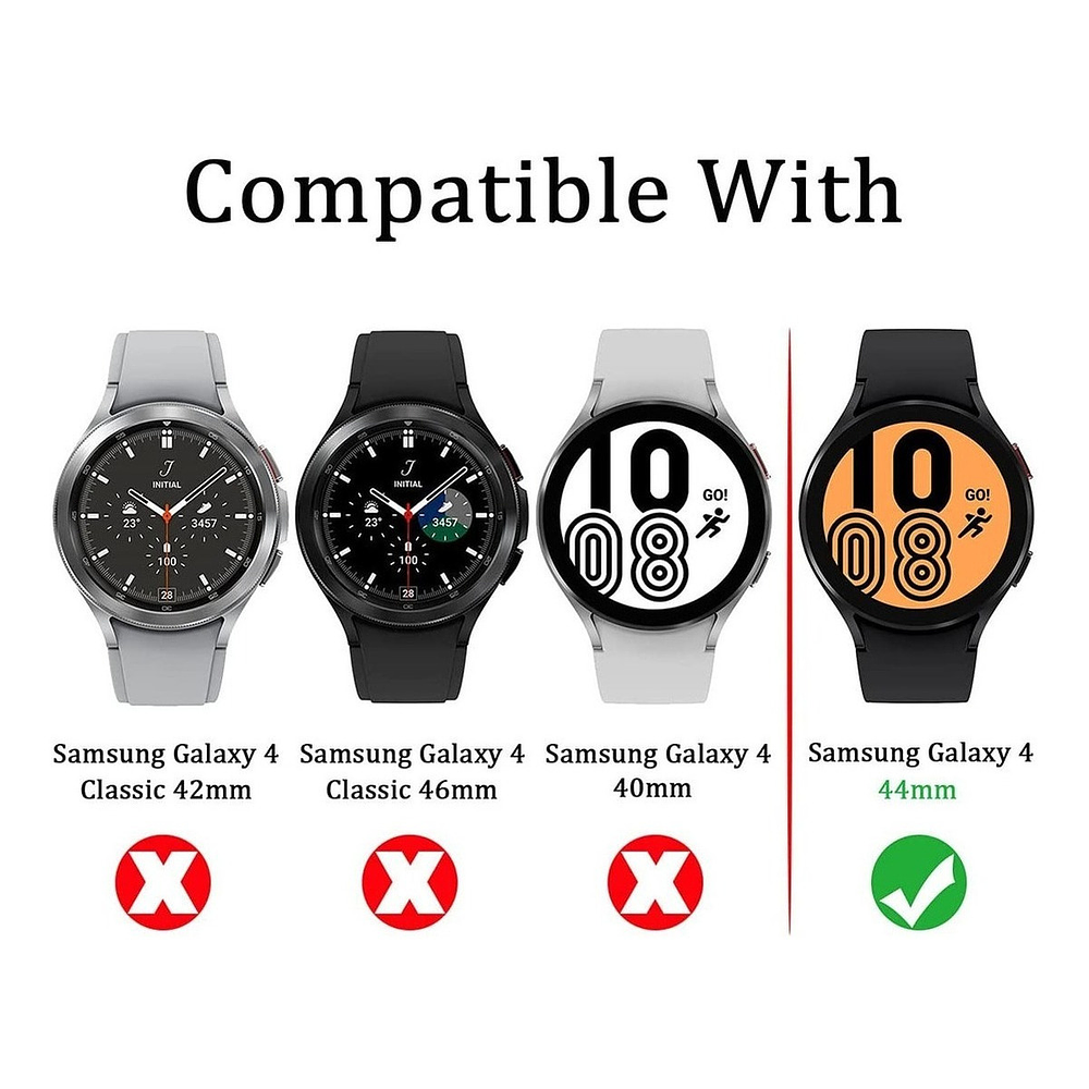 Mica Protector Pantalla Suoman 4pack Para Galaxy Watch4 44mm 2