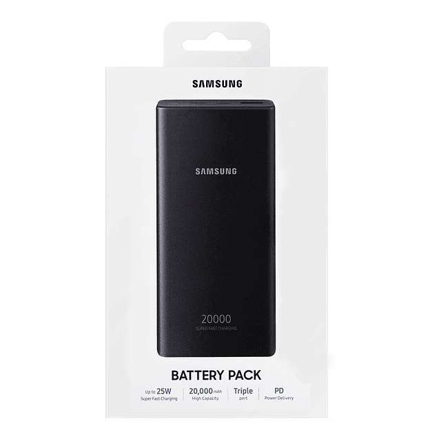 Samsung Batería Externa 20000 25watts Carga Súper Rápida 25w